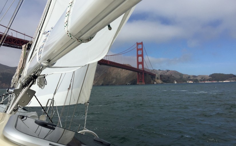 Leaving Emery Cove — San Francisco to Half Moon Bay