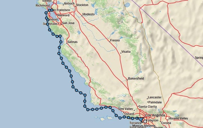 Overnight, small craft advisory — Monterey to Santa Barbara