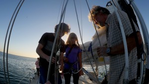 Haley faces some inner turmoil and climbs the mast!