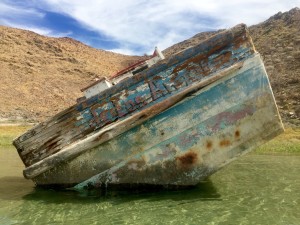 Puerto Don Juan - The red wasps took this wreck as their own!